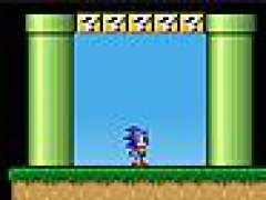 Sonic in Mario World