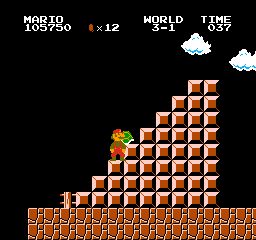 Infinite lifes in Super Mario Bros