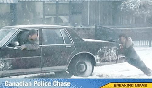 Canadian police chase
