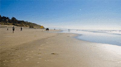 Long walk on the beach