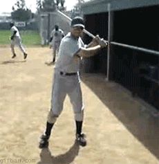 Baseball bat trick