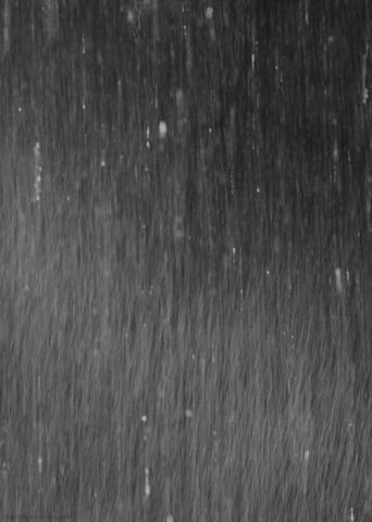 Black and white rain