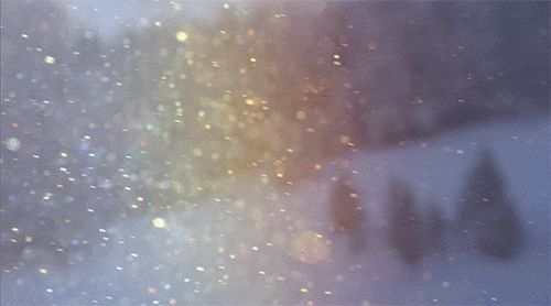 Diamond dust in yellowstone