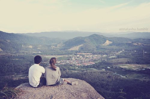 Romance on the mountain top