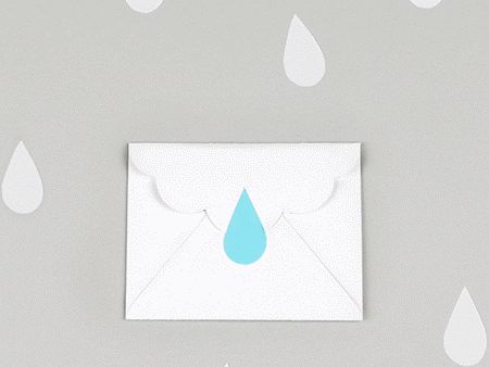 Rainbow in the envelope