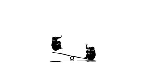 Funny elephants