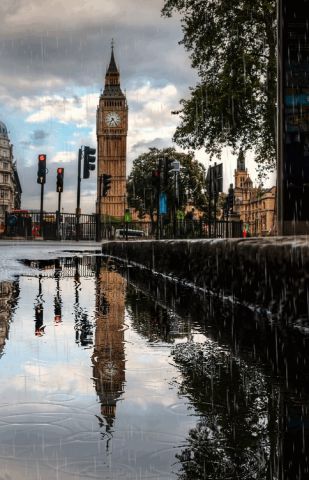Rain in London