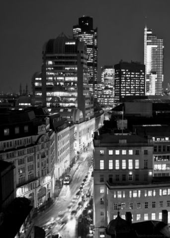London at night