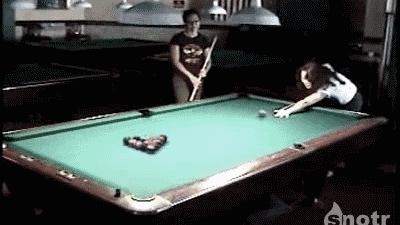 Pool first shot