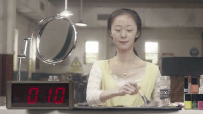 10 seconds for makeup
