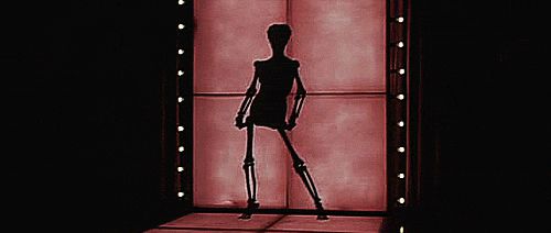 Funny skeleton striptease