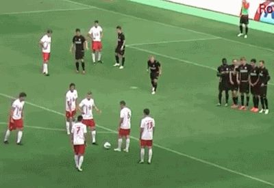 Soccer trick fakeout goal