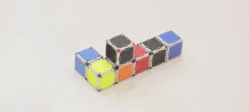 Self-assembling robo cubes