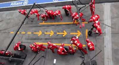 Perfect Ferrari F1 Pit Stop