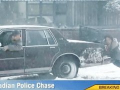 Canadian police chase
