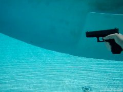 Under-water shot
