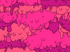 Pink mess