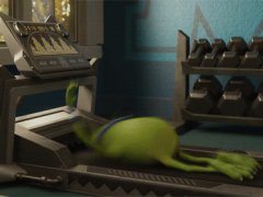 Mike on the treadmill
