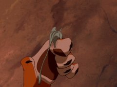 Mouse in tiger claws