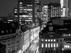 London at night