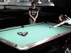 Pool first shot