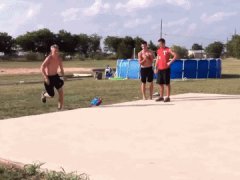 Jump fail with a golf cart