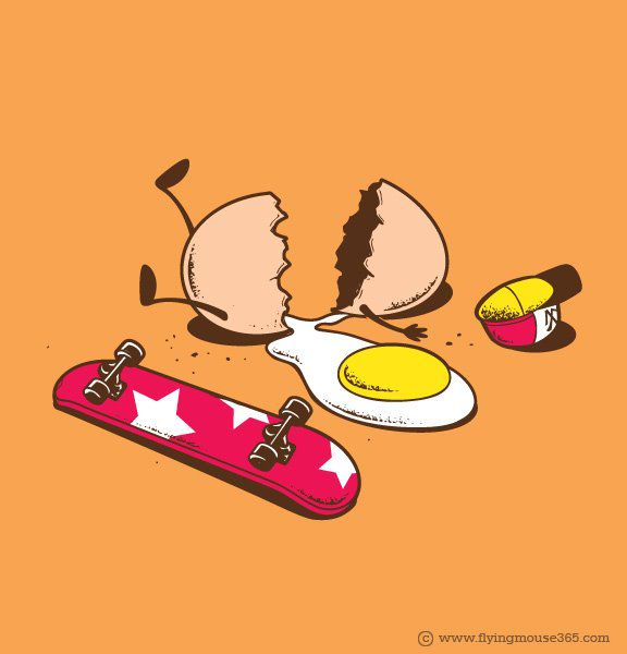 Skateboard Fall
