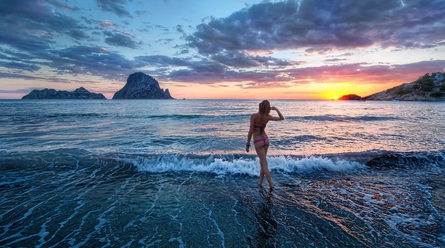 Sunset in ibiza