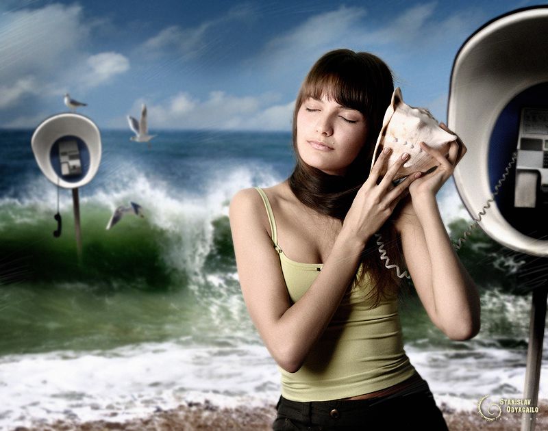 Listening to the sea