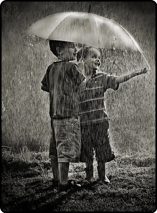 Enjoying the rain