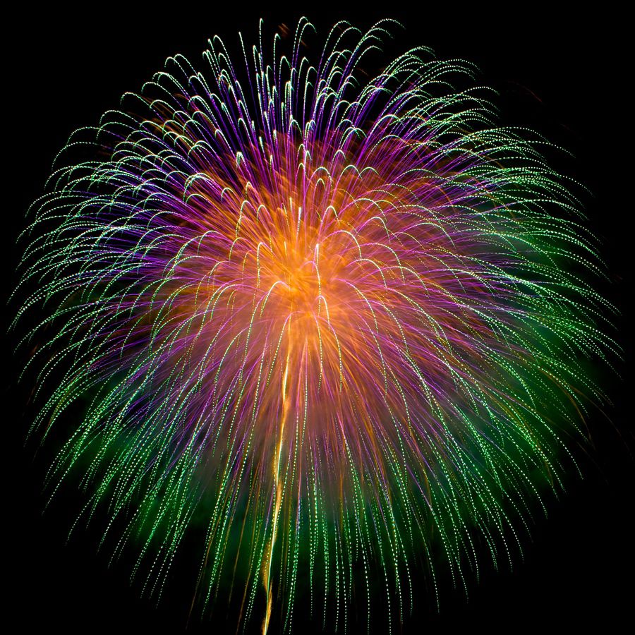 Fireworks in Katakai Matsuri