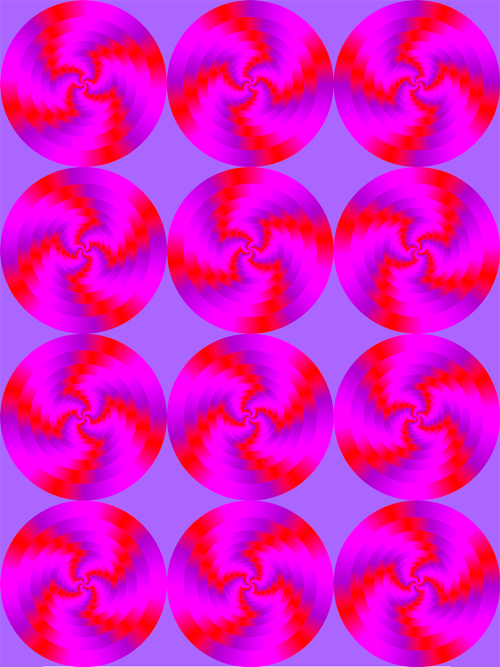 Rotating circles