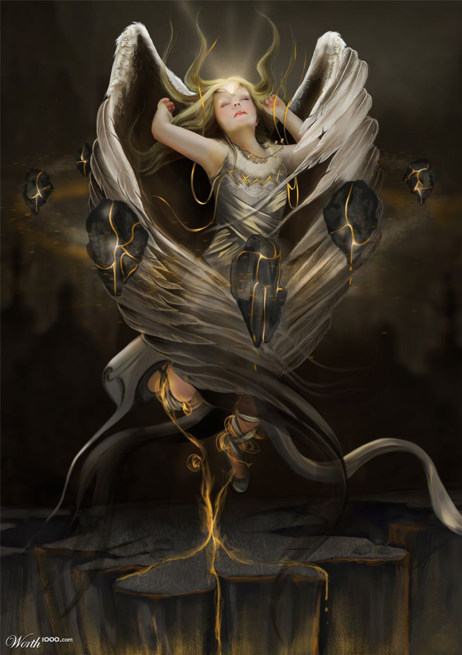 Captured angel