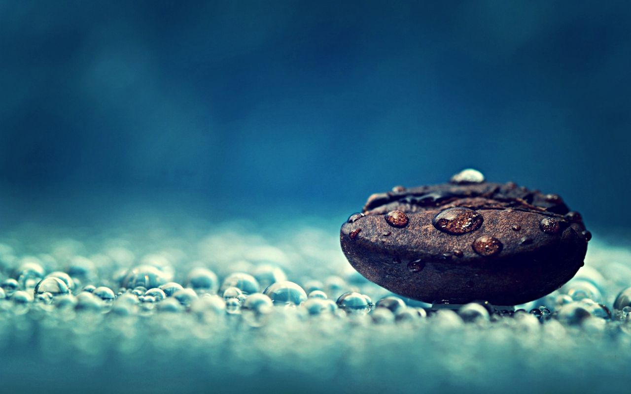 Coffee and water