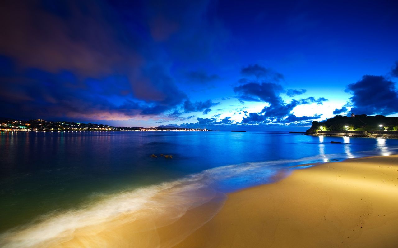 Blue sunset