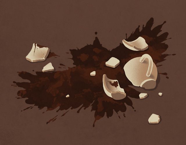 Coffee Spilled Owl