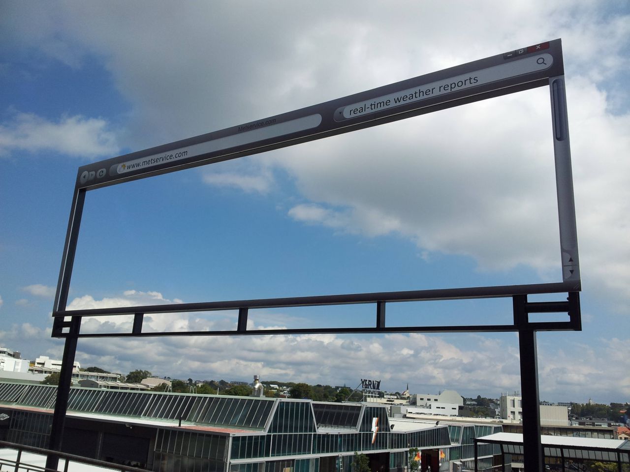 Clever Weather Billboard