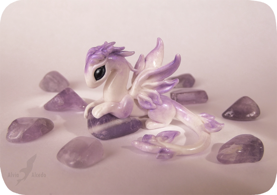 Little amethyst dragoness