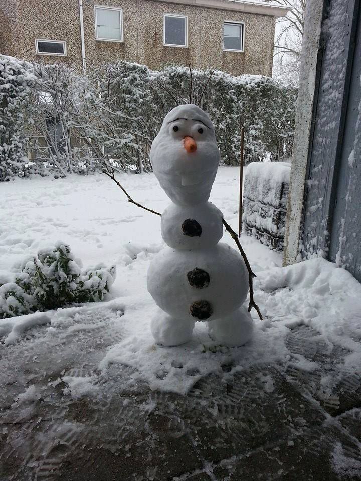 Olaf the Danish snowman