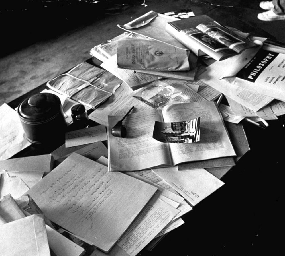 Albert Einstein’s Desk Upon His Death