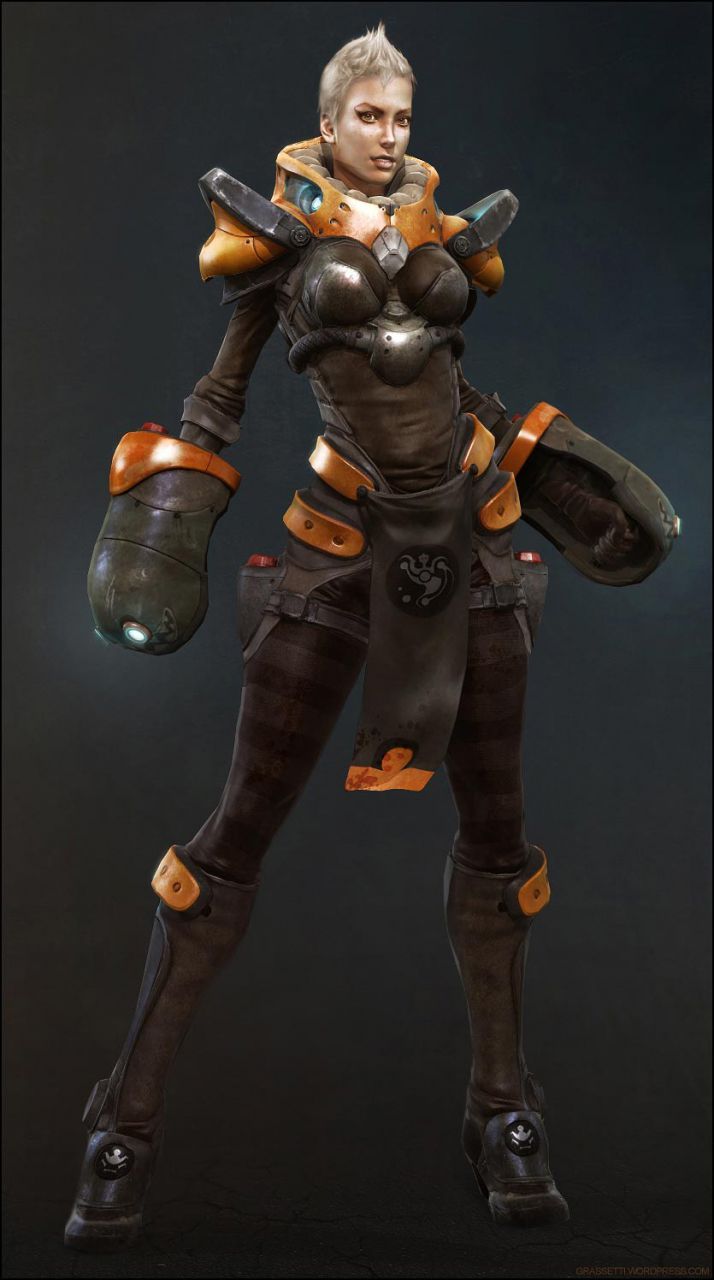 Mecha Girl (Realtime character)