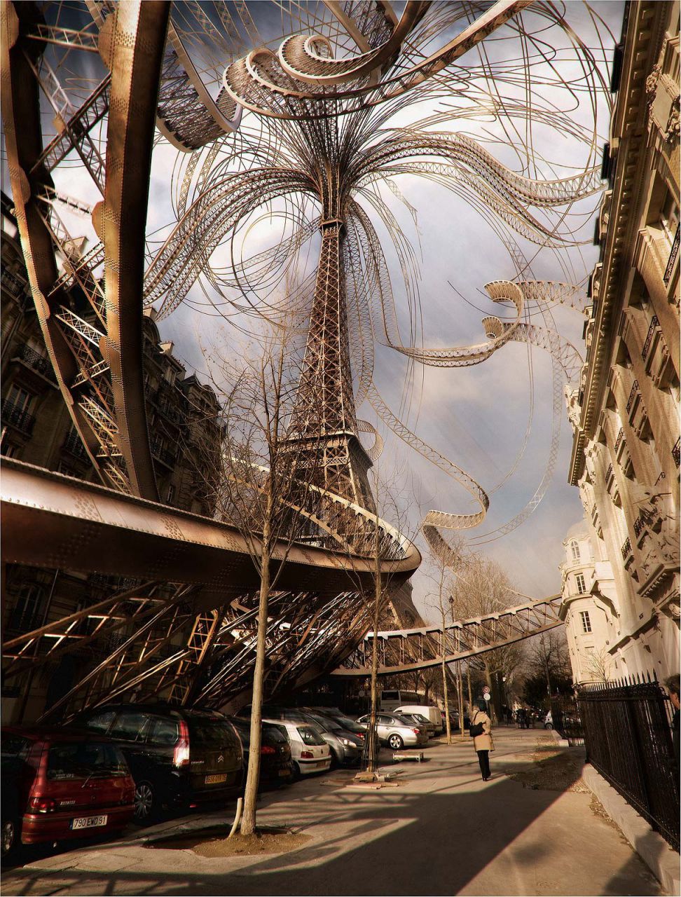 Eiffel Tower : Growing by myself
