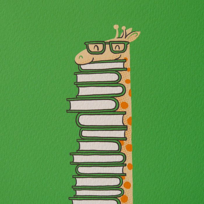 "A Book Lover" Print