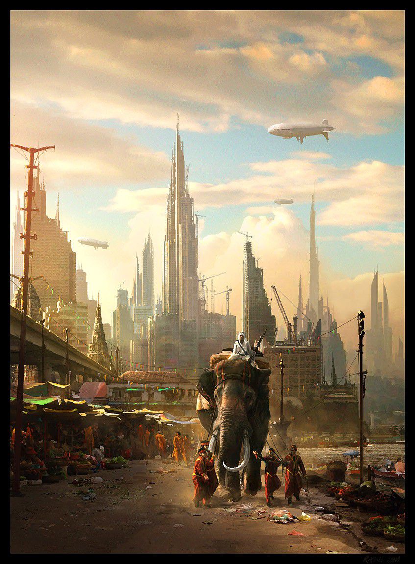 Steam Punk Oriental City