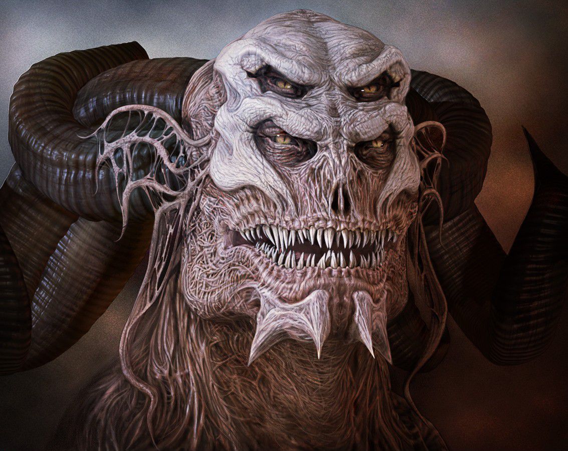 Portrait of The Demon Guard