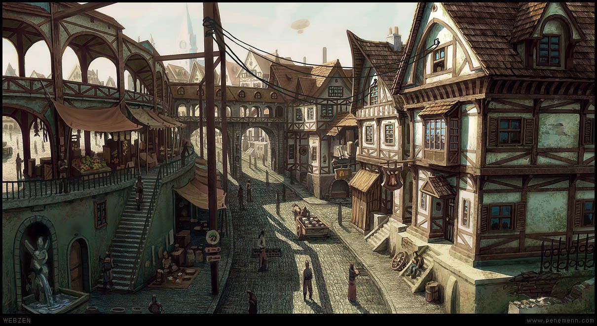 Concept Art : village
