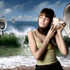 Listening to the sea