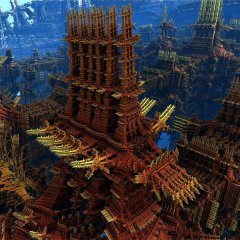 3D burning ship