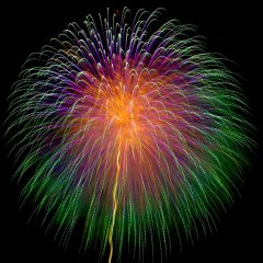 Fireworks in Katakai Matsuri