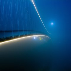 Bridge in fog